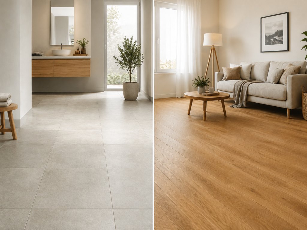 Choisir entre du carrelage ou du parquet