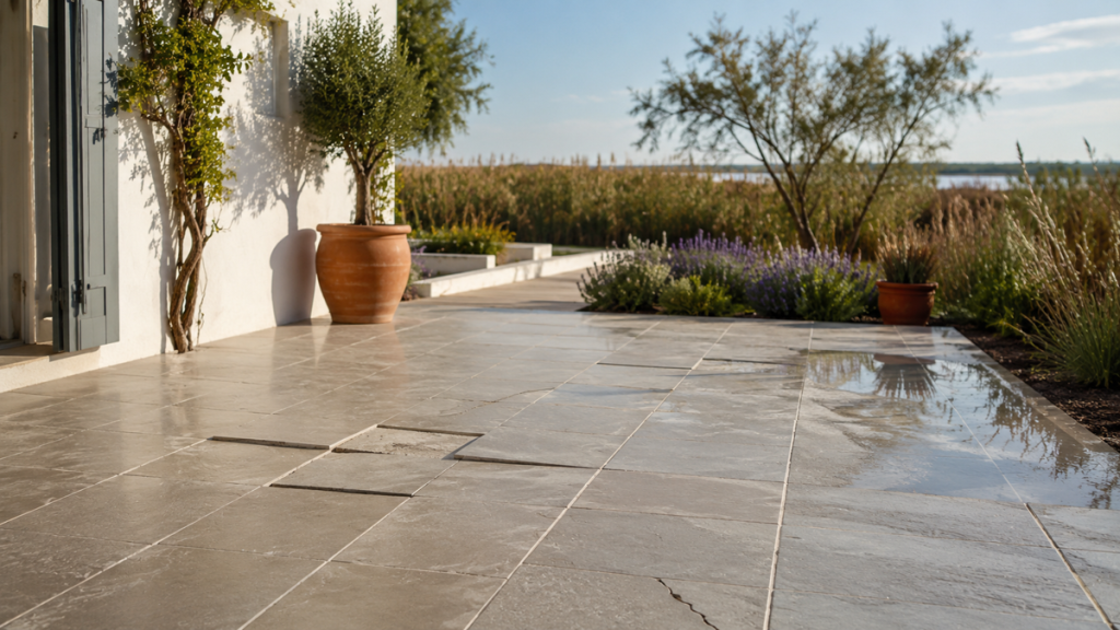 Les erreurs à éviter pour une terrasse carrelée en camargue.