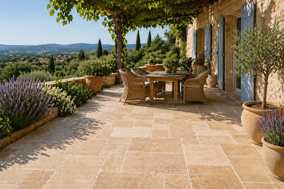 Terrasse / Extérieur - carreleur à Arles